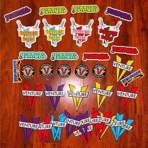 LOT Venture Skate Mix Die Cut Stickers - 10 - Skateboarding Skate Thrasher
